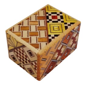 scatola segreta giapponese karakuri intarsio legno